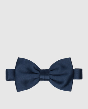 Stefano Ricci Children's dark blue silk butterfly YHN01AS0009