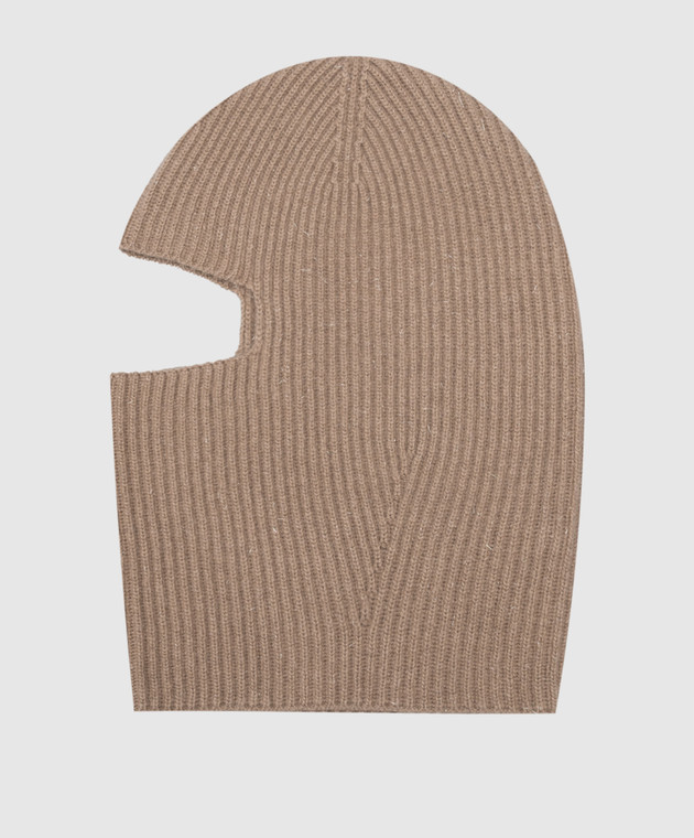 Peserico - Beige balaclava with lurex S36145F0709095 - shop  display picture 1