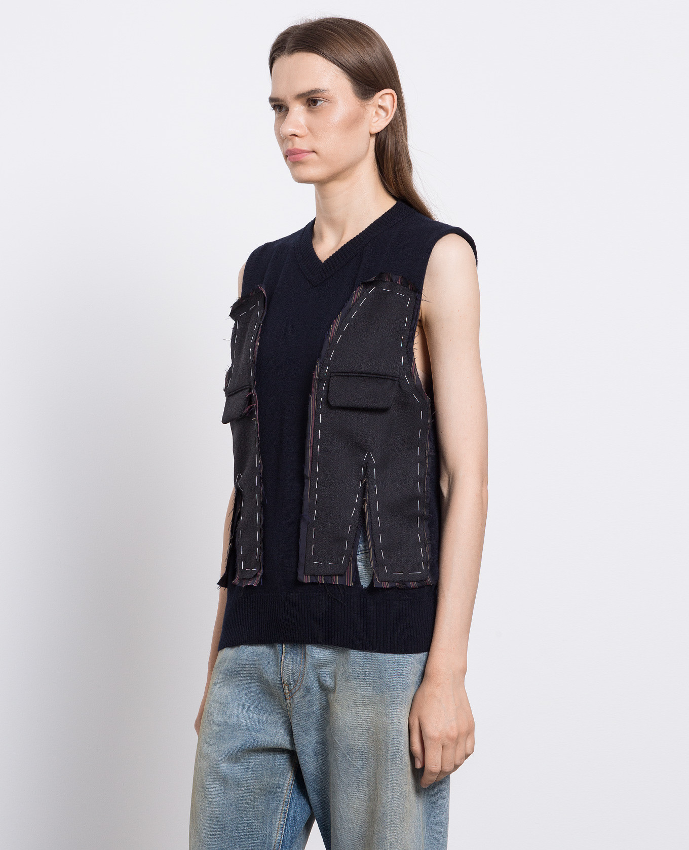 

Blue vest made of wool Maison Margiela