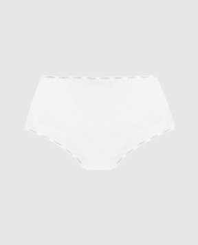 LA PERLA Children's white panties with a logo 51307814