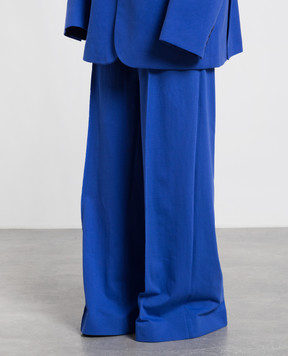 Vetements Blue loose fit trousers WA53PA400N