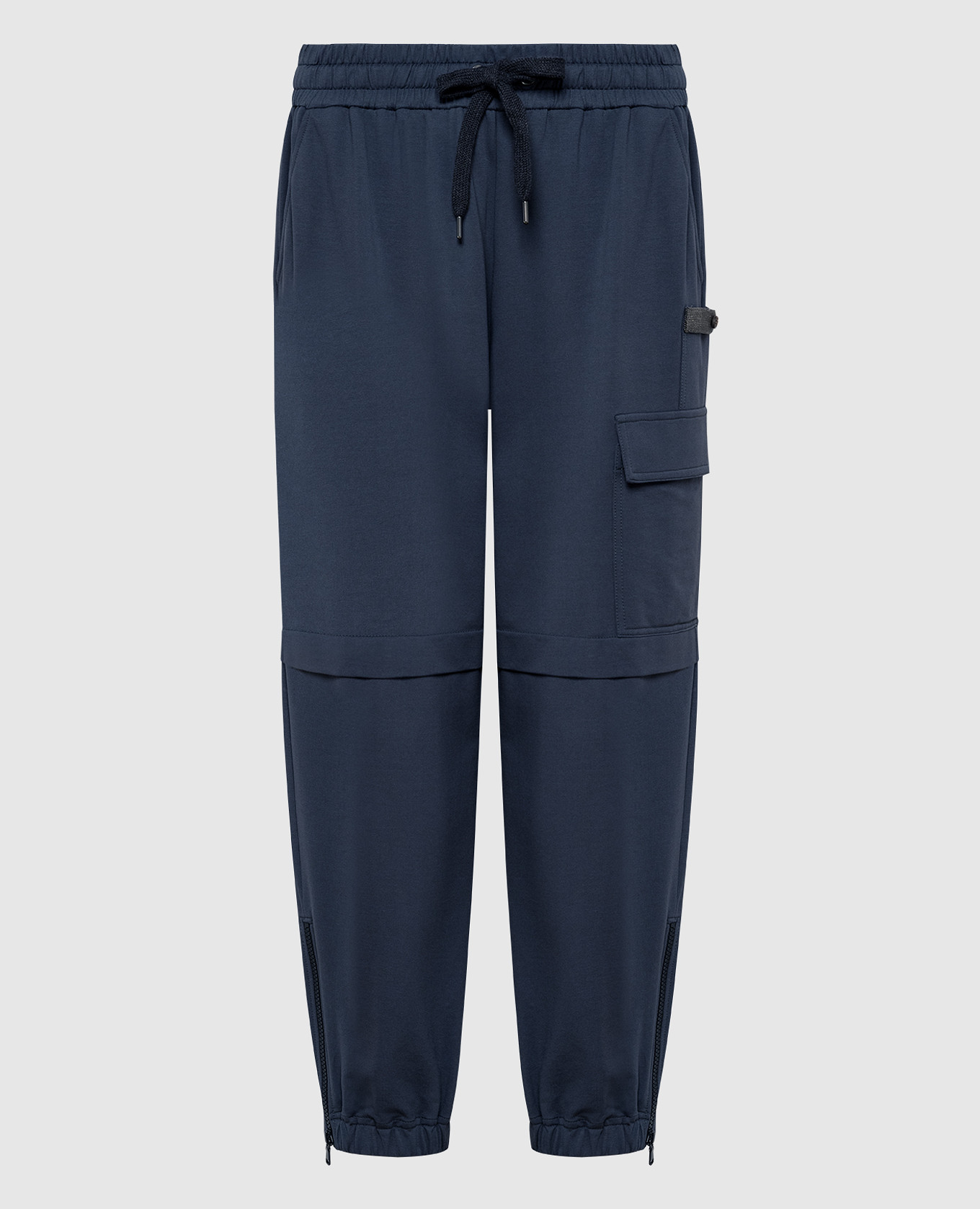 

Blue monil chain joggers Brunello Cucinelli, Синий