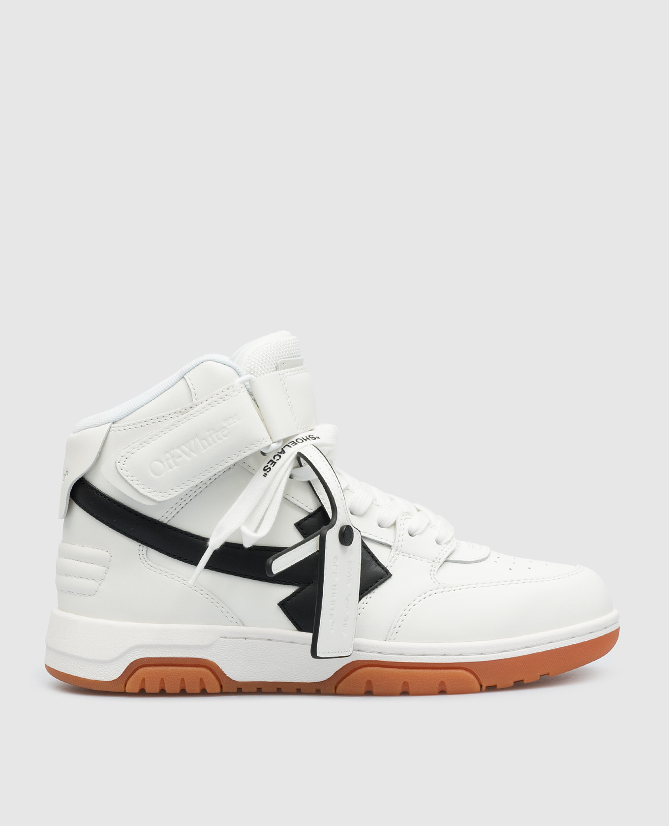 

Out Of Office White Leather High Top With Off-White