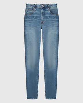 SLVRLAKE Lou Lou Nashville Distressed Blue Skinny Jeans AW21LLOJ503O