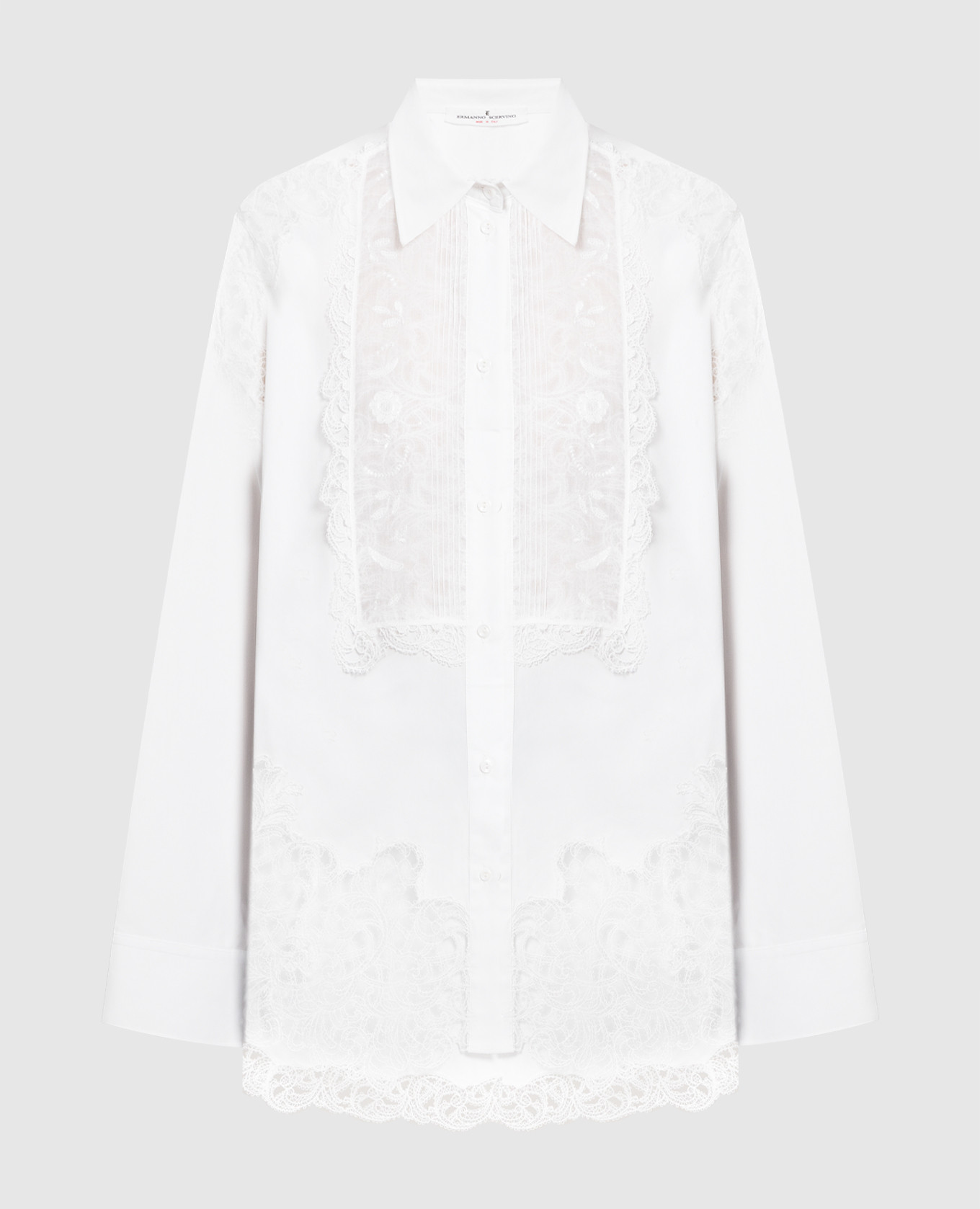 

White blouse with lace Ermanno Scervino