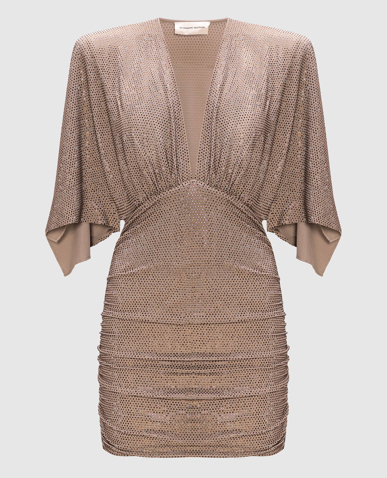 

Beige mini dress with crystals ALEXANDRE VAUTHIER