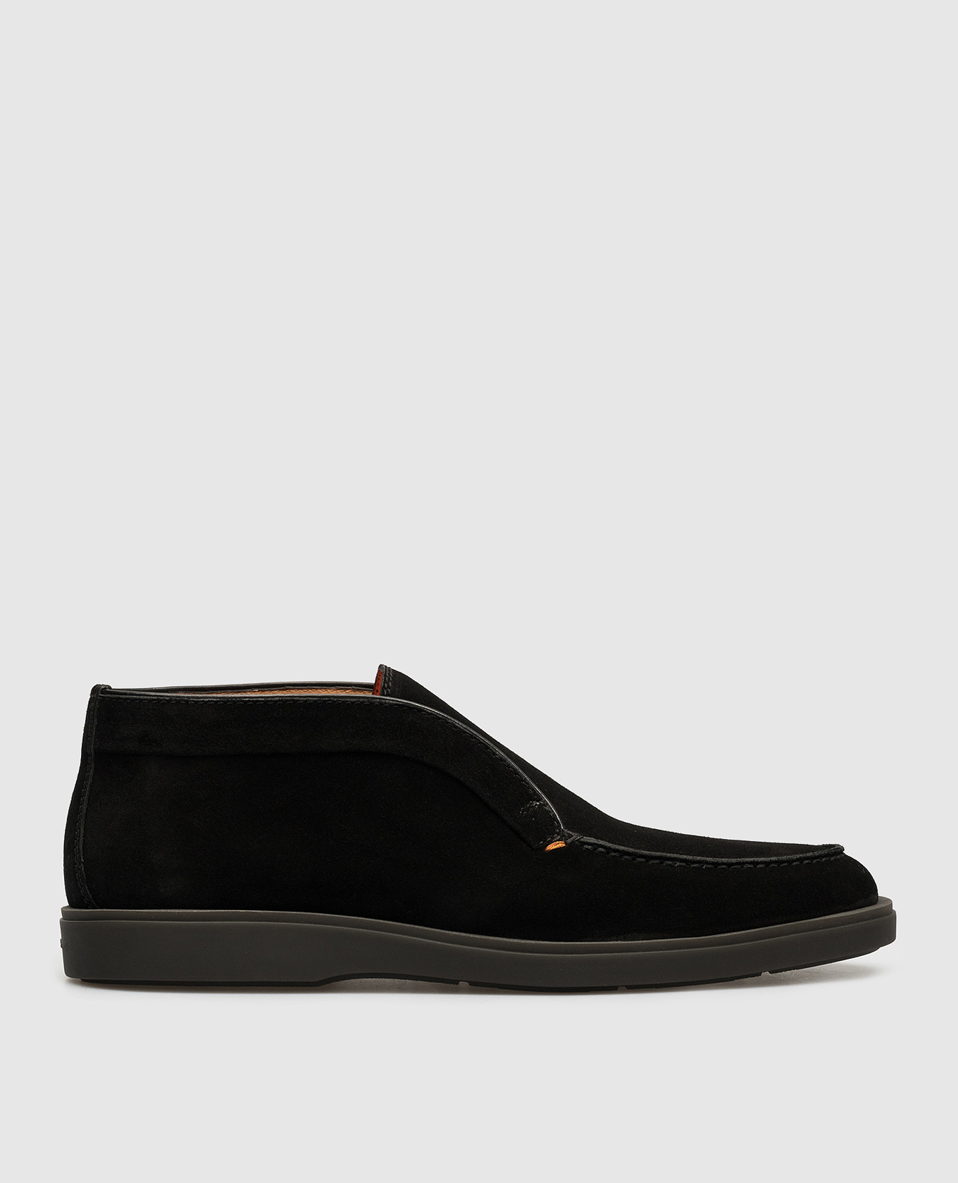 

Black suede deserts Santoni, Черный