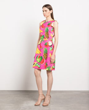 Dolce&Gabbana Pink dress in a print F6UL7TFSM3O