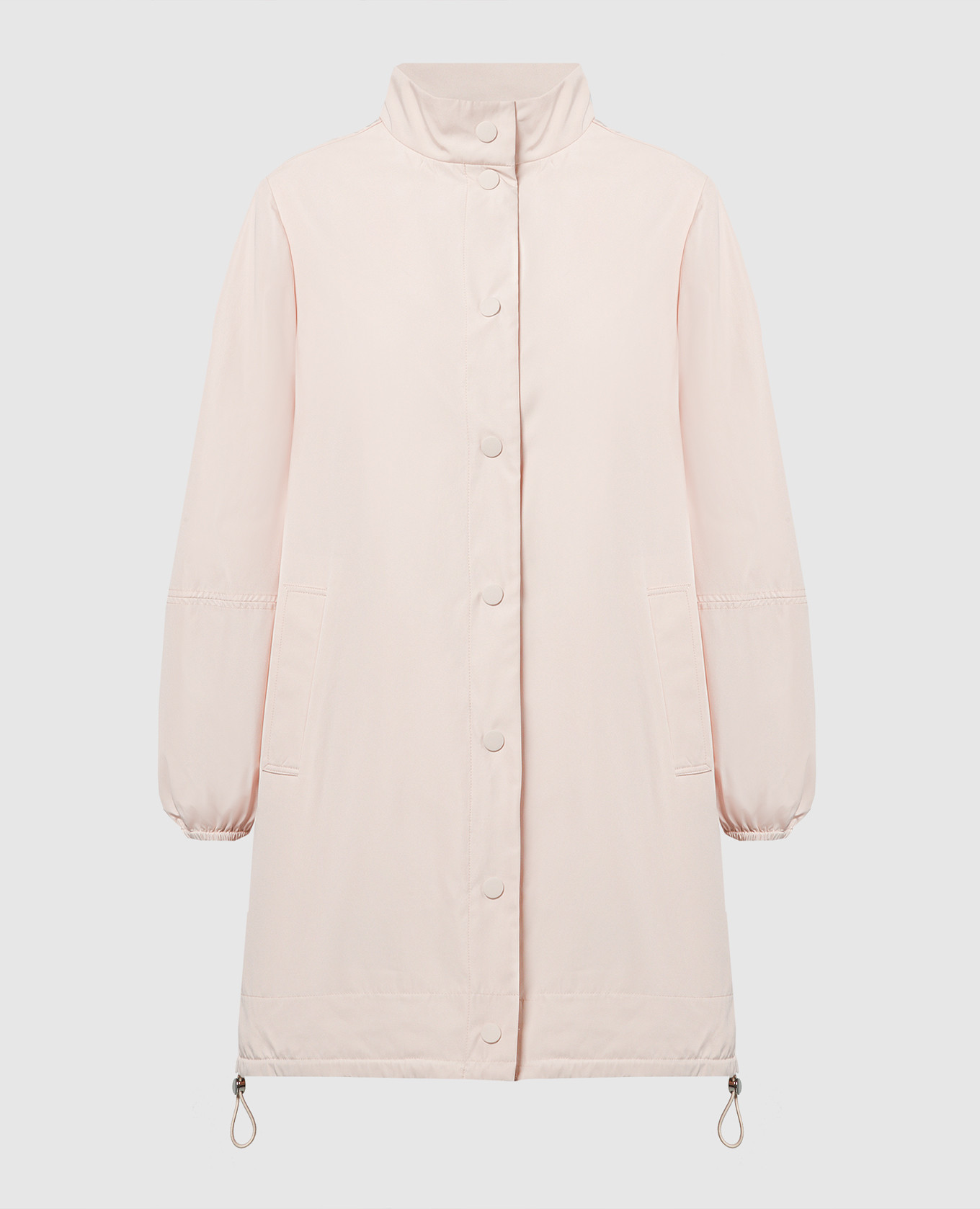 Pink raincoat with logo twinset actitude
