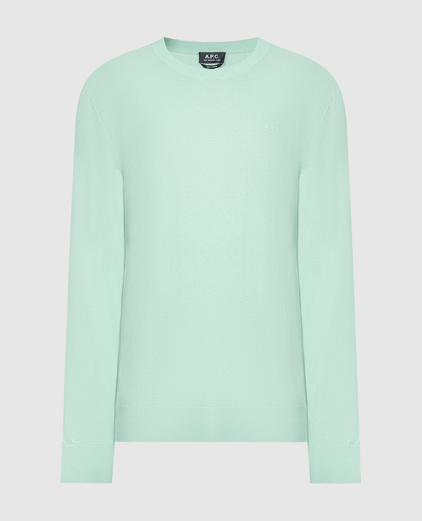 

Juio green jumper with logo embroidery A.P.C
