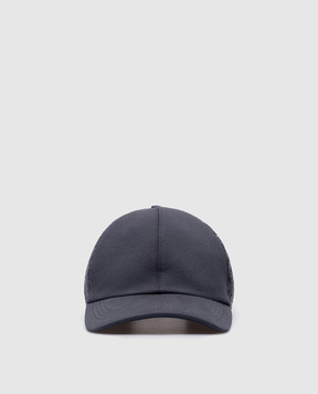 Brunello Cucinelli Blue cap with sequins MCAP90200