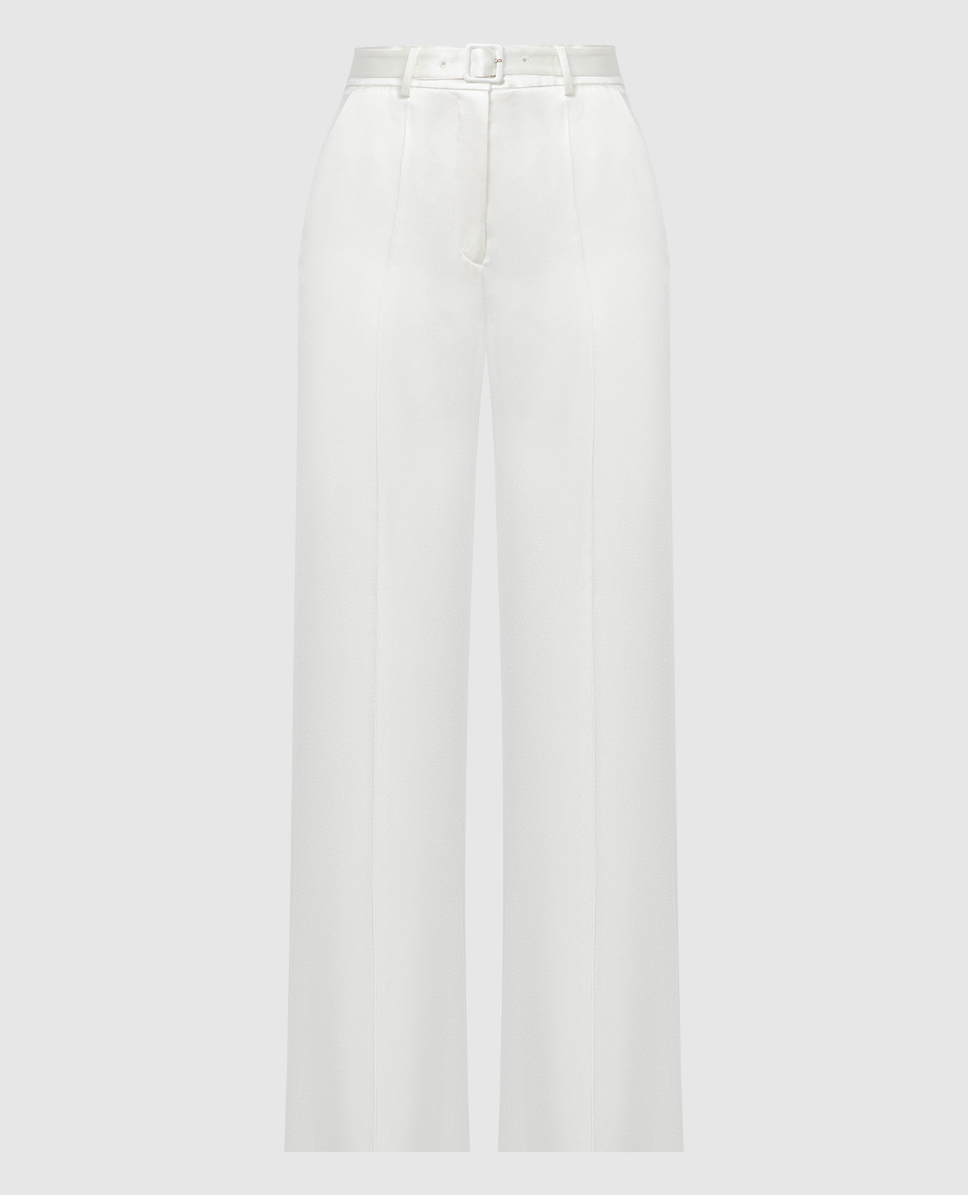 

White Mabon silk flare pants Gabriela Hearst