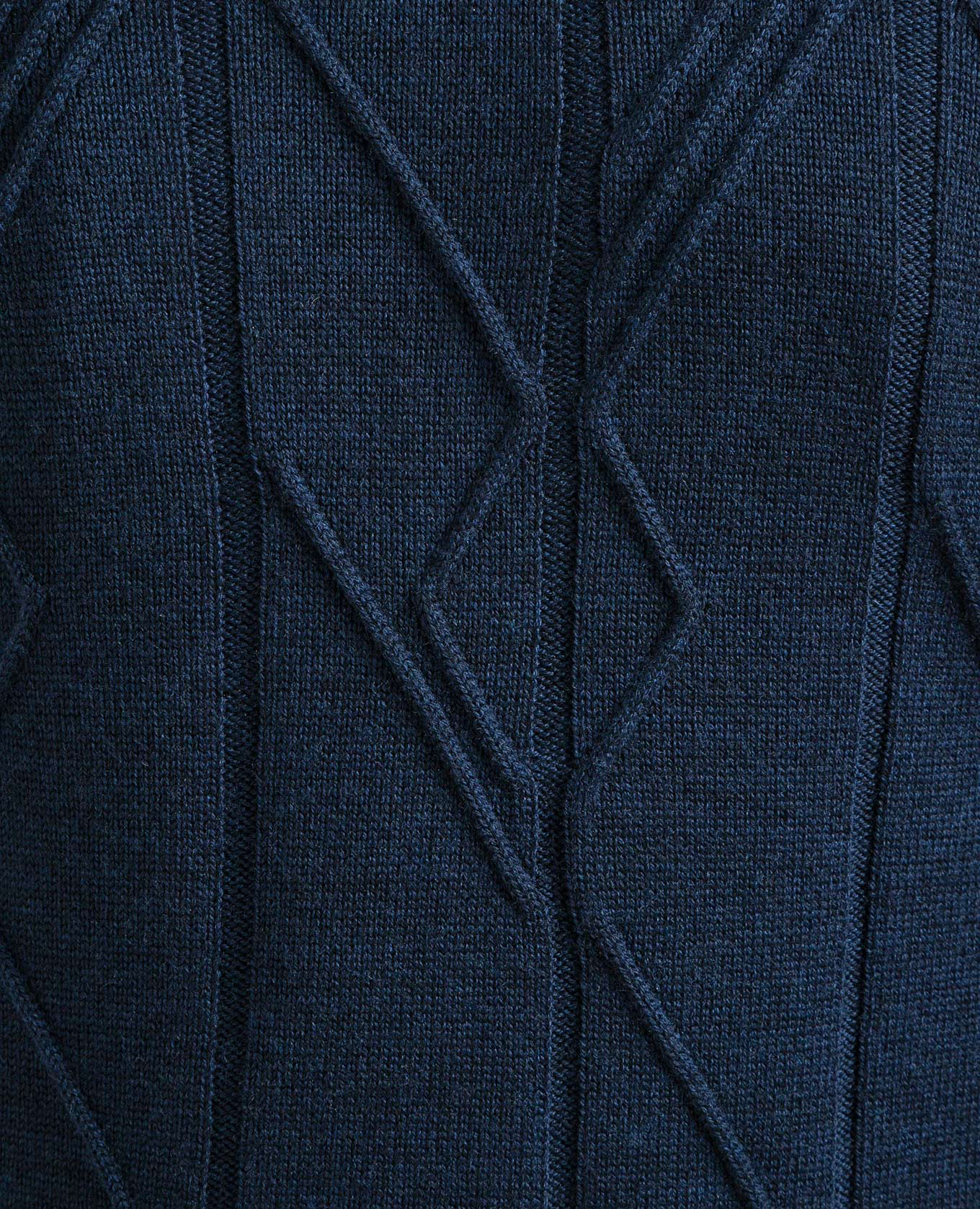 

Blue jumper made of wool in a textured pattern Cashmere&Whiskey