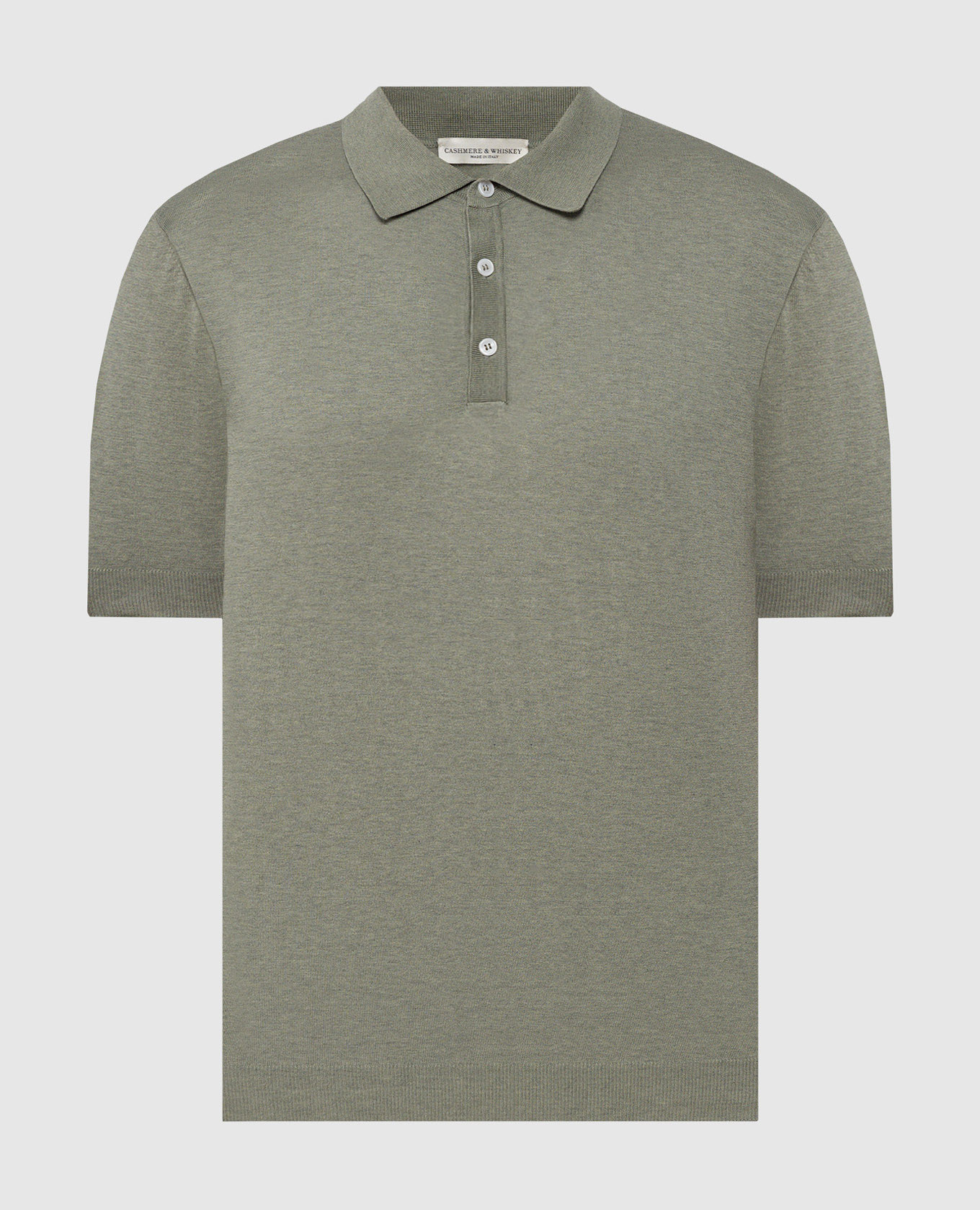 

Khaki polo shirt Cashmere&Whiskey