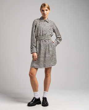 Max Mara Arca patterned silk shirt dress ARCA