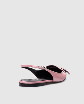 Sergio Rossi Paris pink crystal slingbacks B07710MAFT72