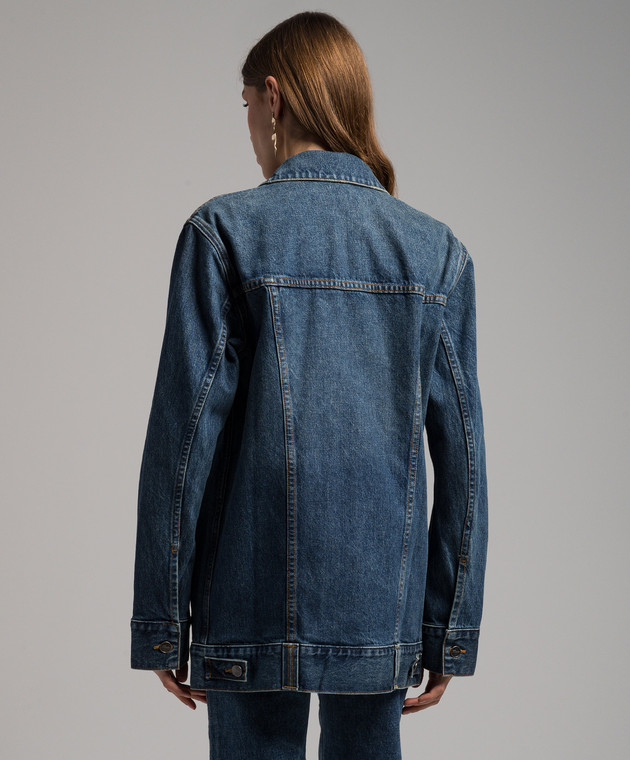 Khaite ロス ホタンアッフ テニムシャケット 1126908 005 Khaite - Ross blue denim jacket 1126908099W908 - shop with