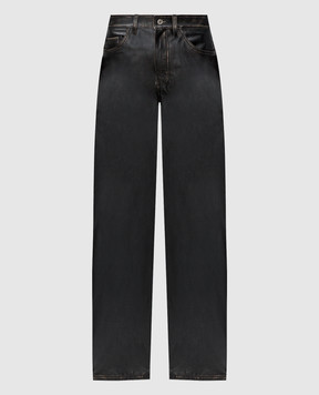 Heron Preston Black leather pants HWJB004F23LEA001
