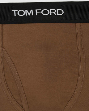 Tom Ford Brown logo boxer briefs T4LC31040