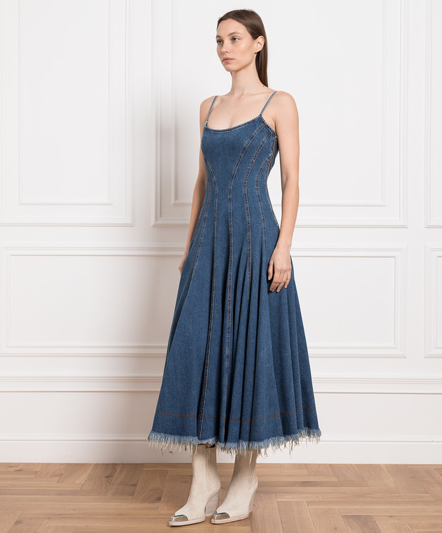 Max Mara Sportmax Dimitra blue denim dress DIMITRA buy with European delivery at Symbol