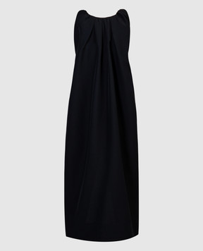 CO Black bustier dress with wool 4167HSF