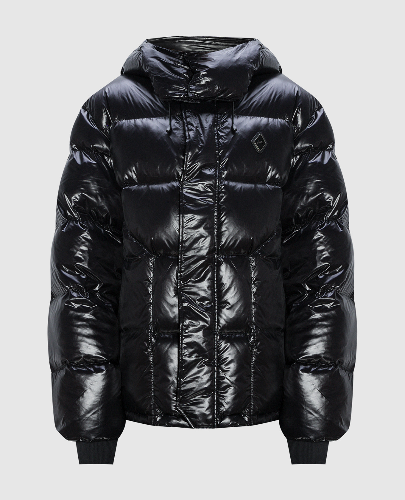 

Black down jacket with logo A Cold Wall, Черный