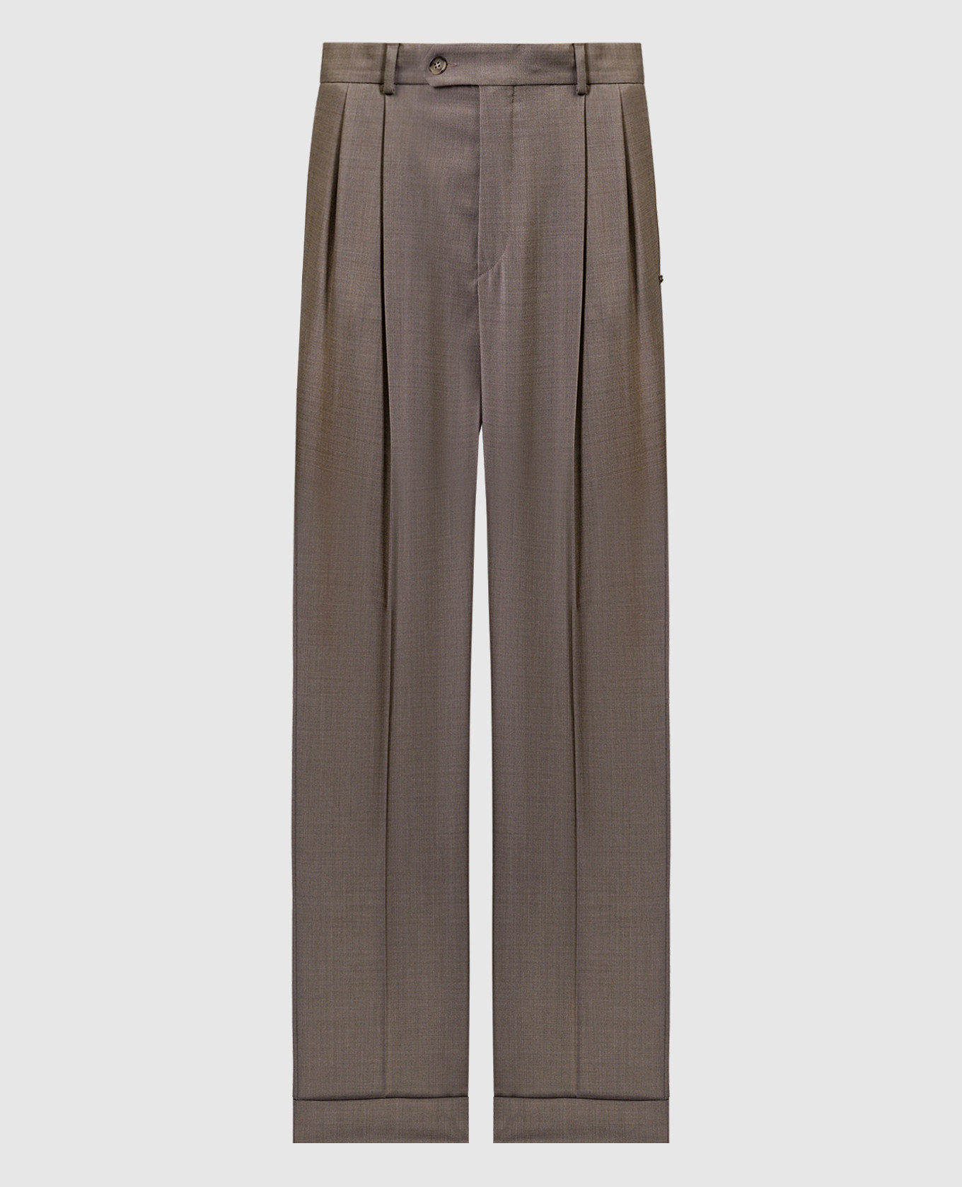 

FERITO brown wool pants Max Mara Sportmax, Коричневый