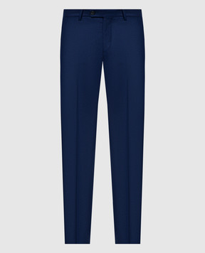 Enrico Mandelli Boston blue wool pants BOSTON4442