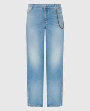 Ermanno Scervino Blue jeans with a distressed effect D447P300CBTWF