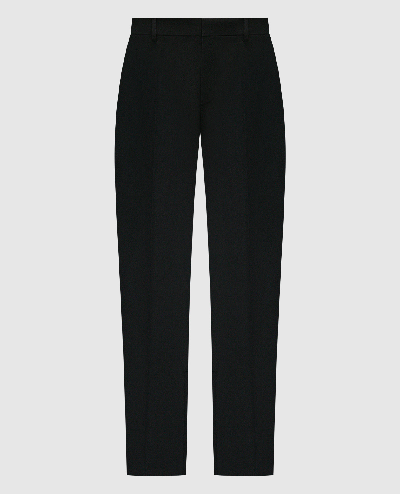 Black wool trousers with OW logo embroidery Off-White