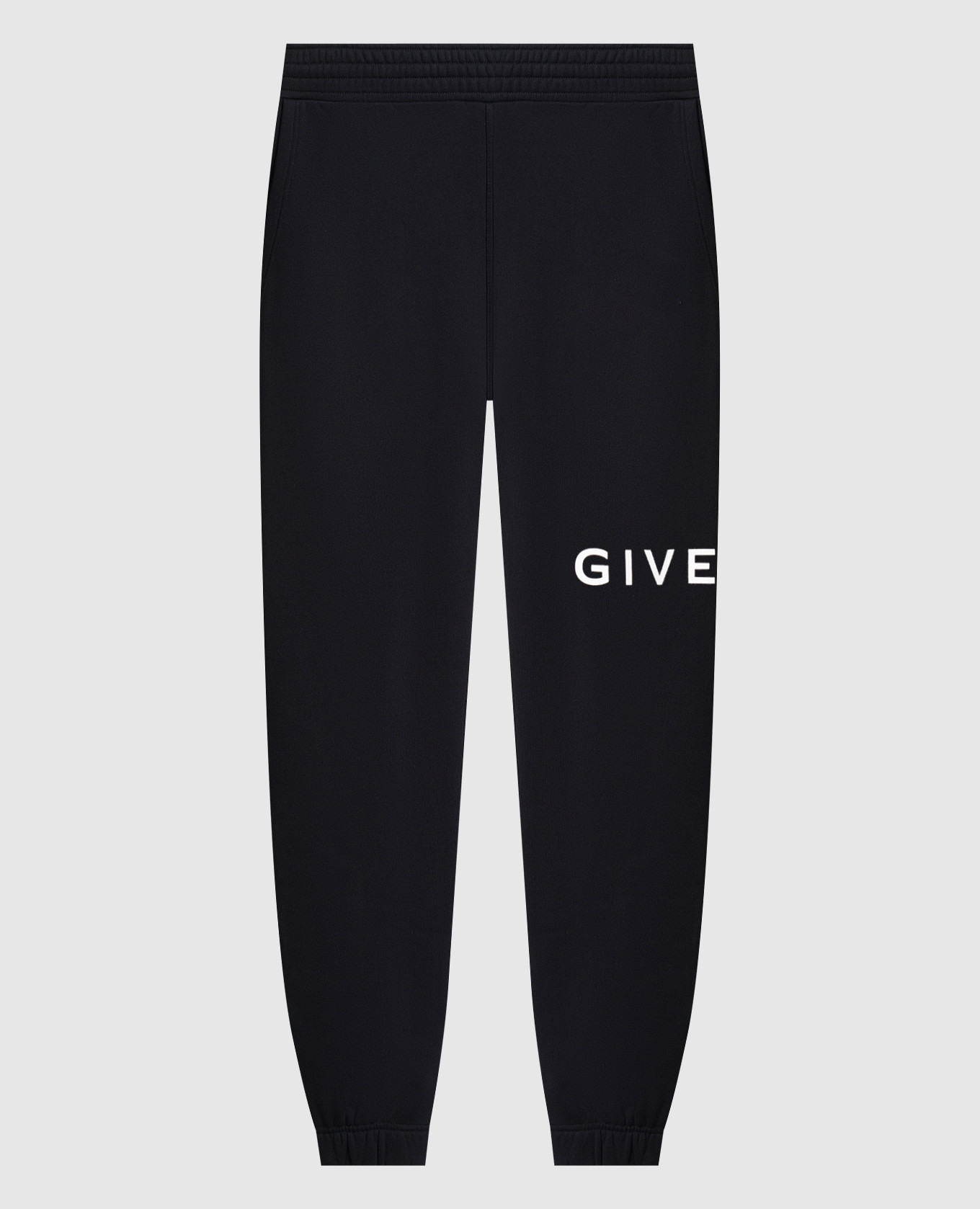 

Black joggers with contrasting logo print Givenchy, Черный