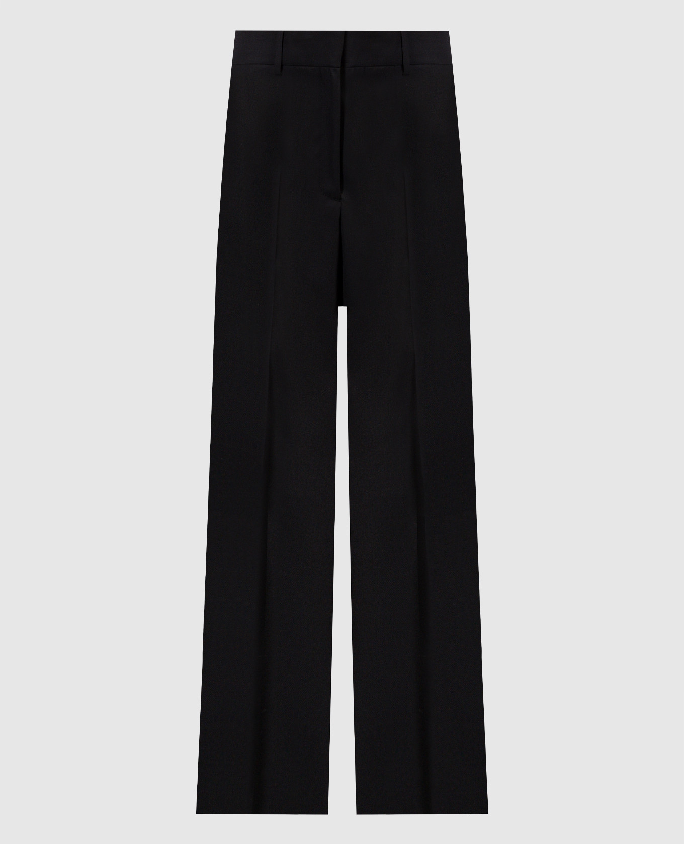 

Black wool trousers with OW logo embroidery Off-White, Черный