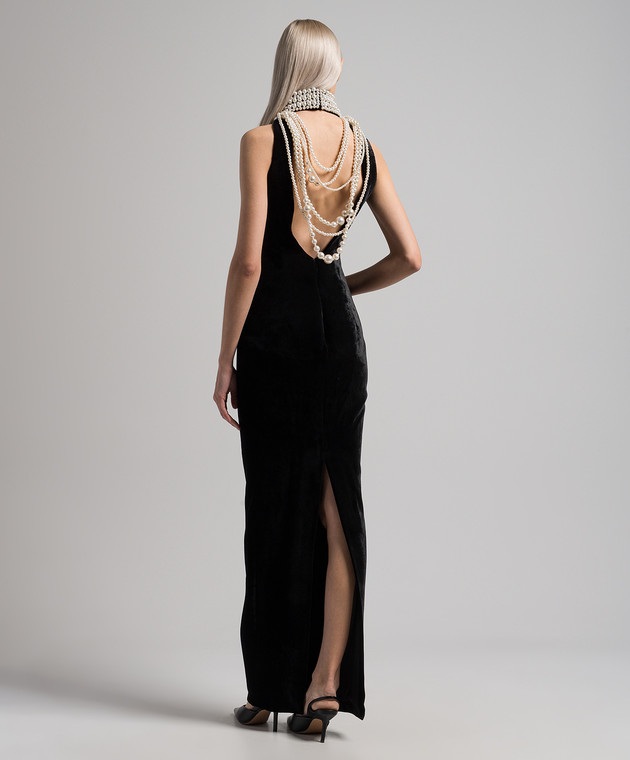 balmain black velvet dress Balmain Strapless Embellished Sequin Sun Face Mini Velvet Dress Size Medium  Retail Price 5200