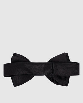 Stefano Ricci Children's black butterfly made of silk YHN01UOUNIR