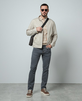 Canali Beige windbreaker SG02943O40877