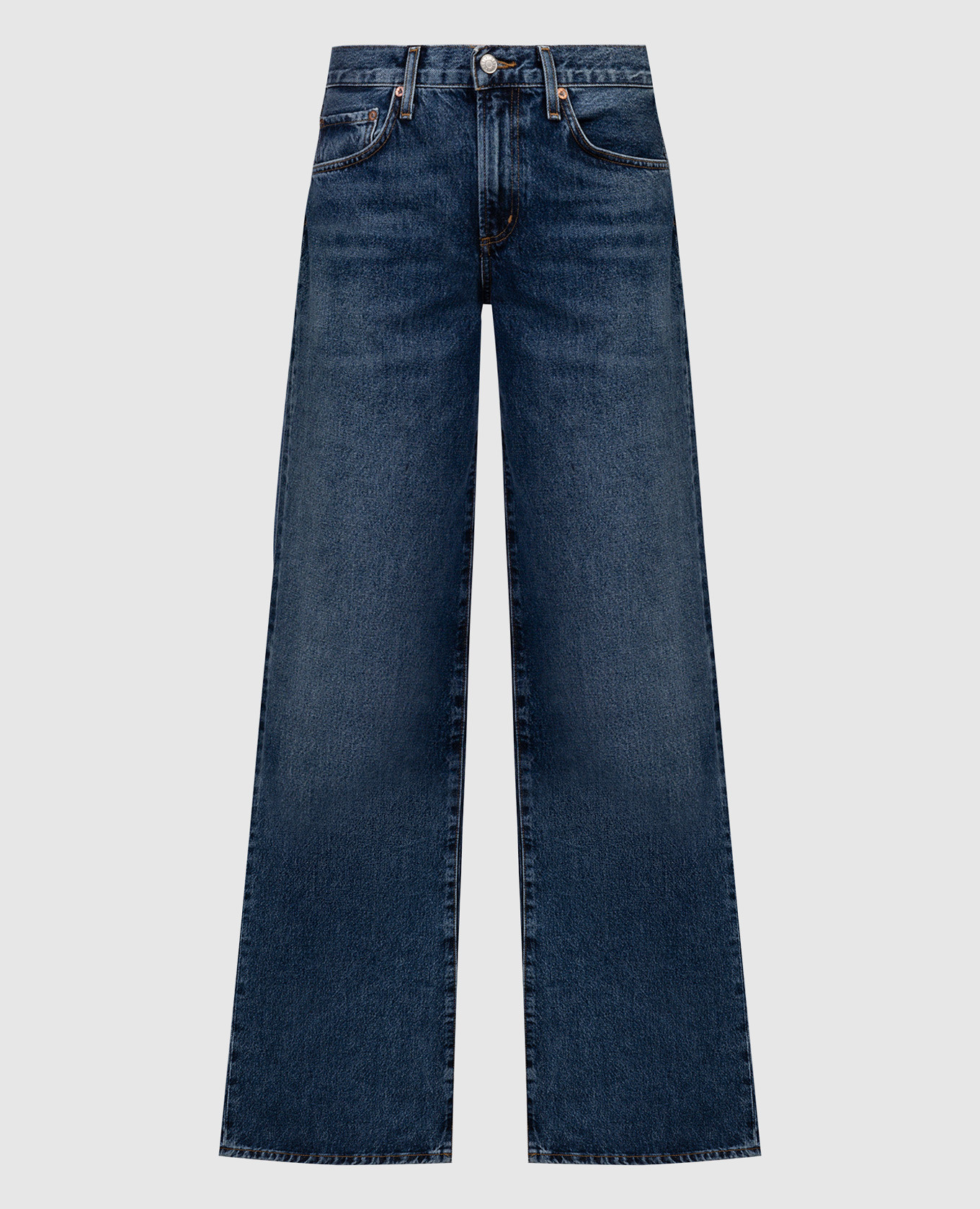 

Blue Clara jeans with a distressed effect AGOLDE
