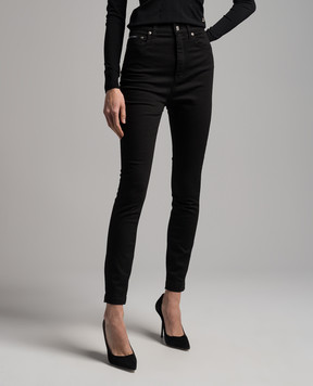 Dolce&Gabbana Black logo skinny jeans FTCAHDG8KS1