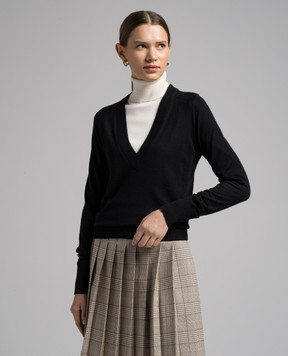 CO Black cashmere pullover 7993LCM