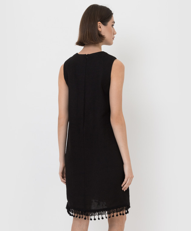 Max Mara Linen shift dress with fringes CANADA buy with Czech Republic delivery at Symbol