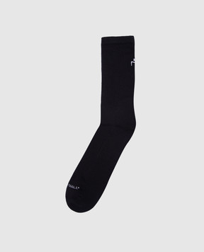 A Cold Wall Black socks with logo ACWMSK037