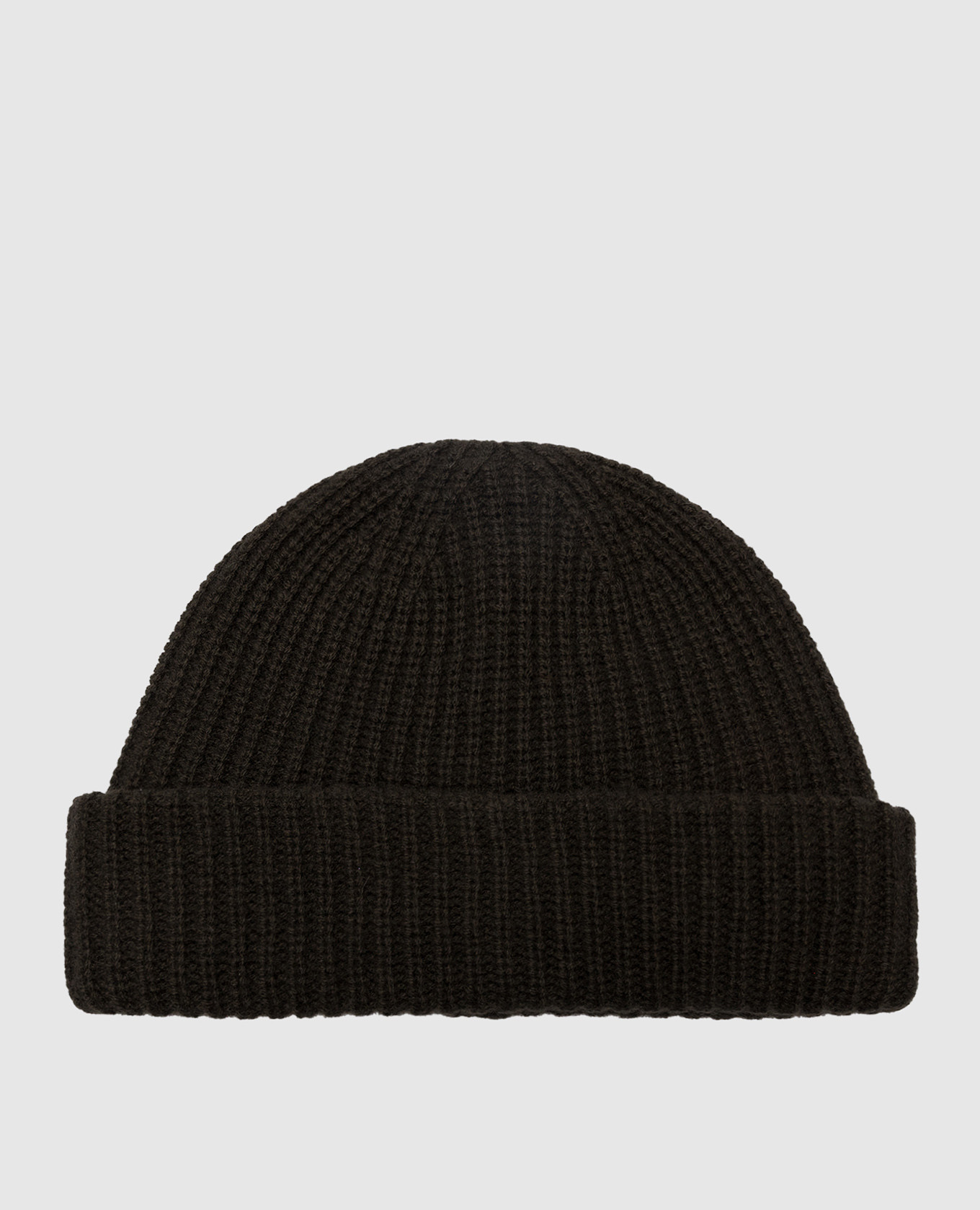 

Khaki hat made of wool and cashmere Yves Salomon, Хаки