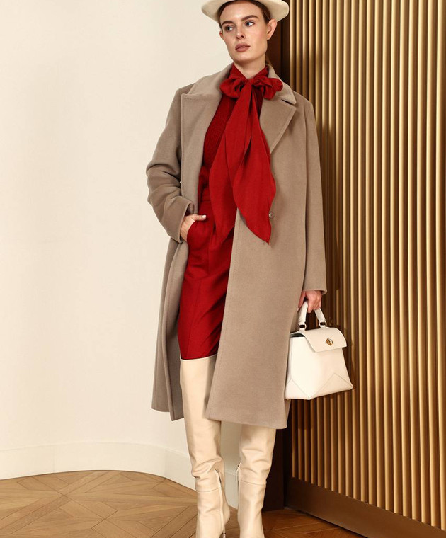 Max Mara - Asti brown double-breasted wool coat ASTI - shop