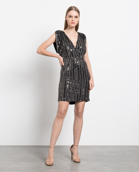 Twinset Black dress with sequins 222TP2591