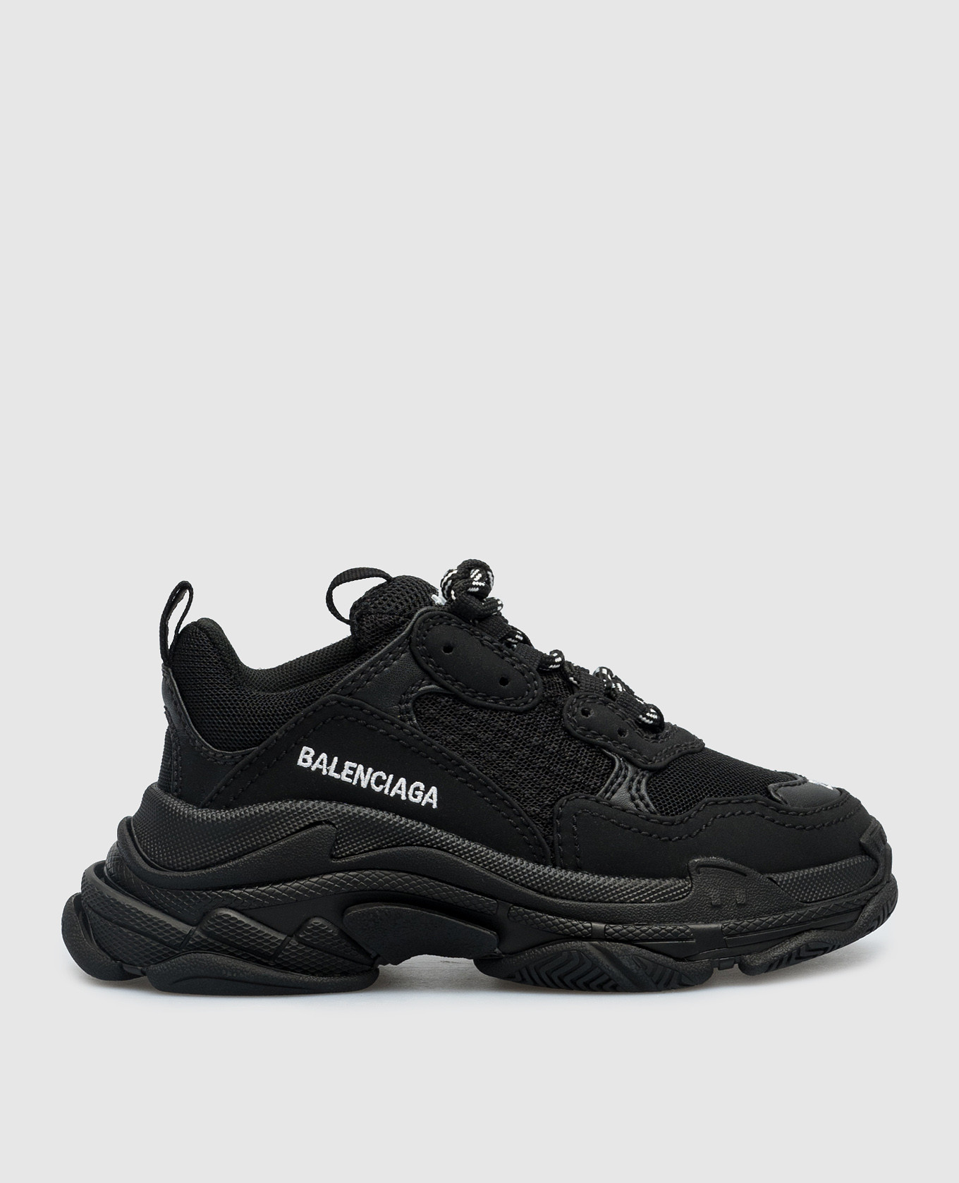 Balenciaga Sneakers Triple S da bambino nere con logo 654251W2CA4 acquista online su Symbol