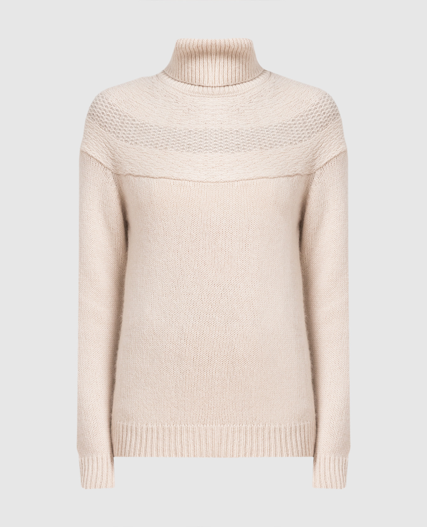 

Light beige golf with moniliou chain Peserico