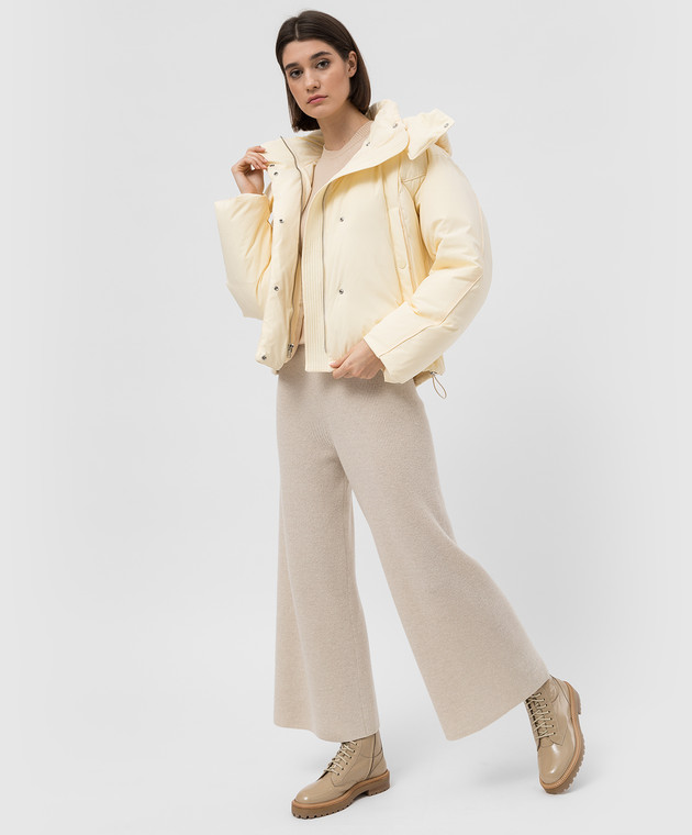 Theory cream outlet down jacket