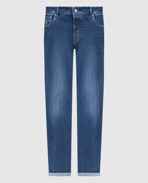 Brunello Cucinelli Blue jeans with a distressed effect M283PD3210