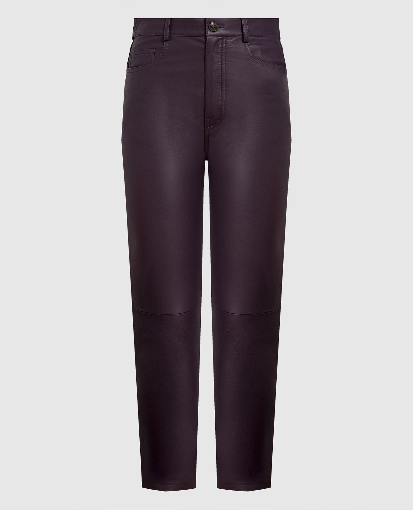 

Purple leather pants Simonetta Ravizza, Violet