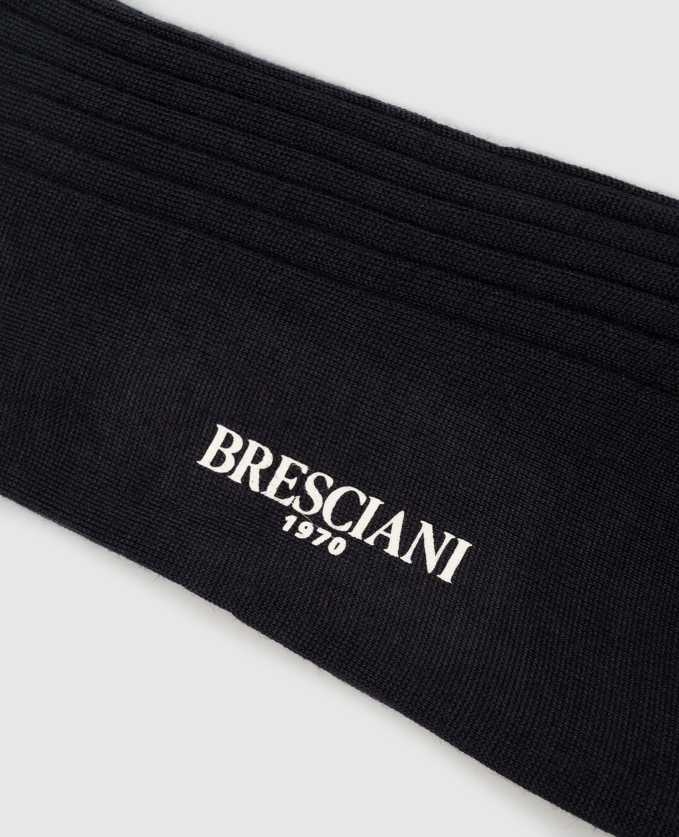 

Blue striped socks made of cashmere and silk Bresciani