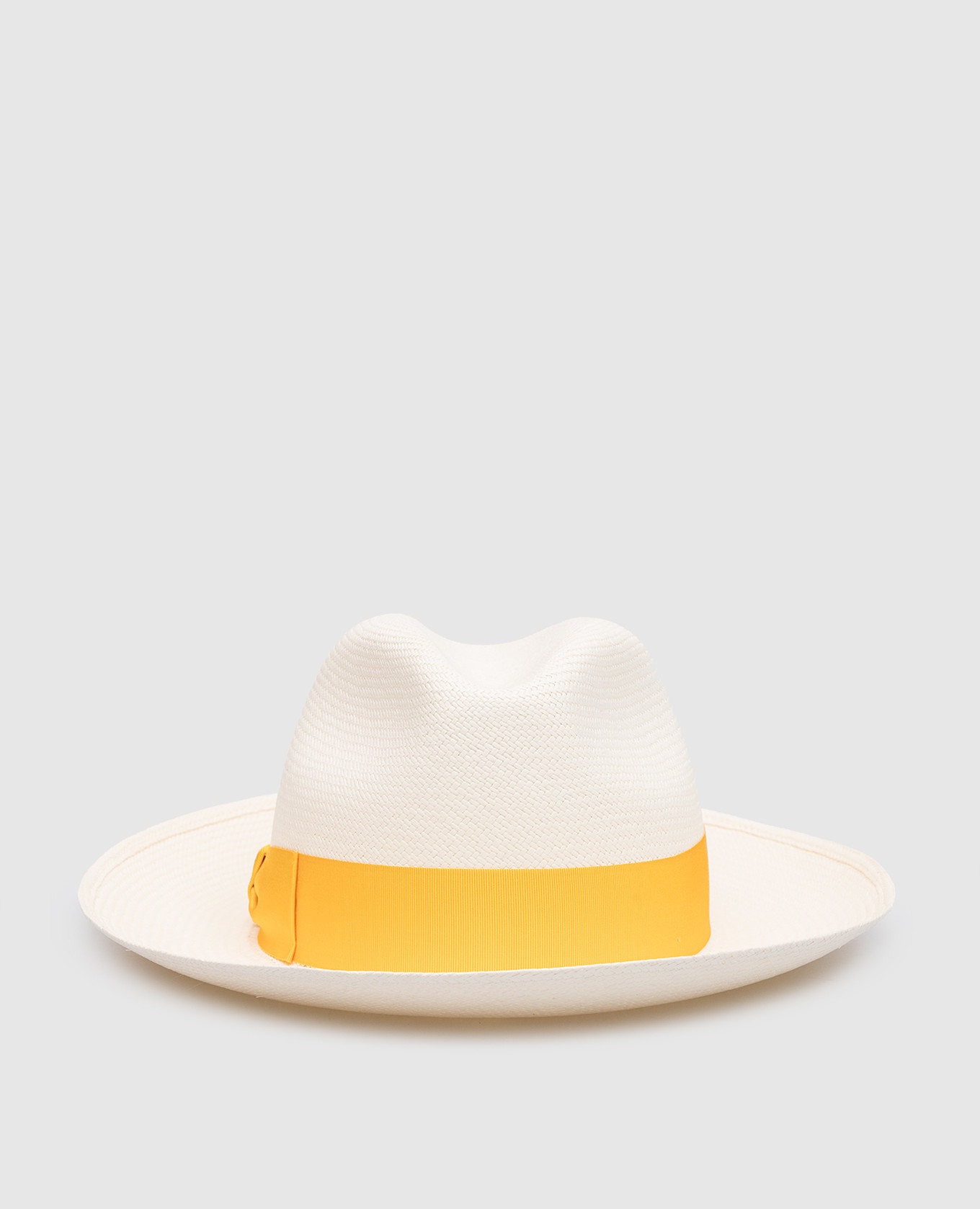 Giulietta white straw hat borsalino